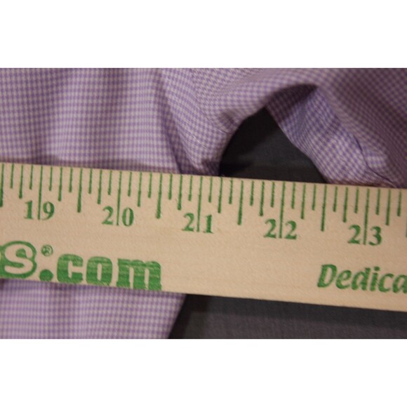 Lauren Ralph Lauren Shirt Black Label Men’s Purple Slim Fit Non Iron 16 32/33 - Picture 5 of 11